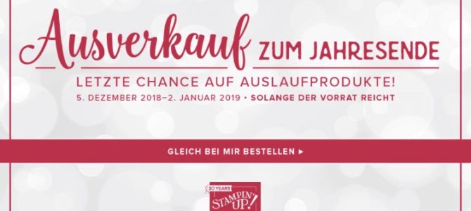 Der Ausverkauf beginnt. Der Ausverkauf beginnt.